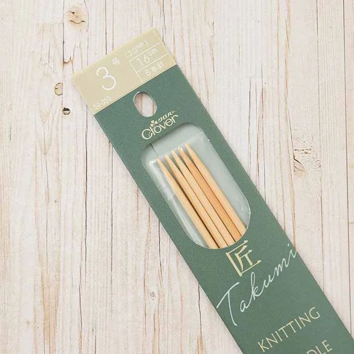クロバー　「匠」5本針　16cm＜3号＞