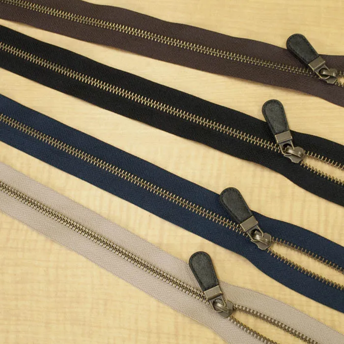 YKK本革メタルトメファスナー　60ｃｍ