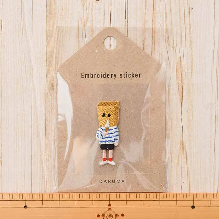 刺繍ステッカー　エリック