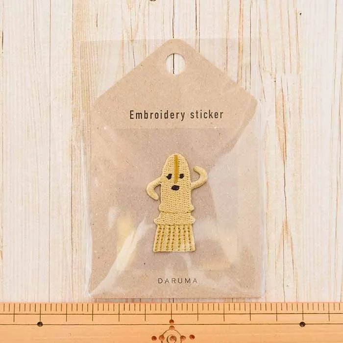 刺繍ステッカー　ハニワ