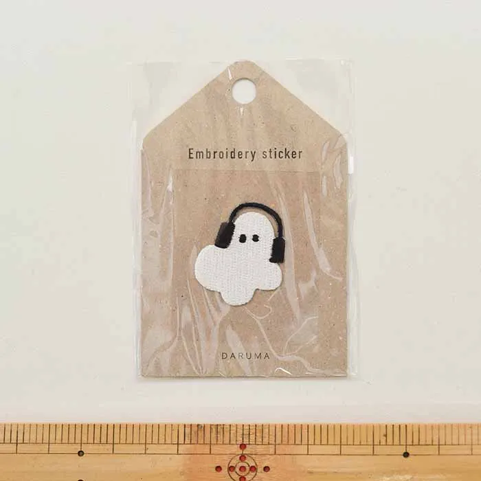 Embroidery sticker　刺繍ステッカー　music