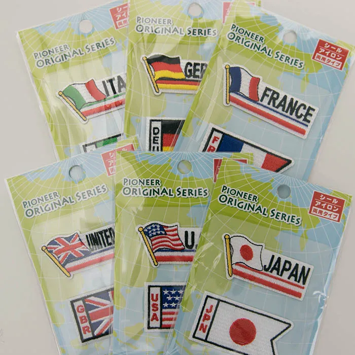 アイロン接着ワッペン　ORIGINAU SERIES　国旗
