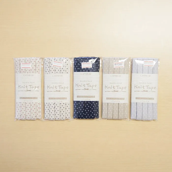 ふちどりドットニットテープ　巾11ｍｍ