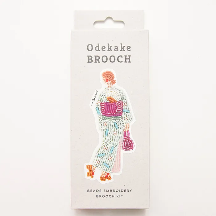 ビーズ刺繍キット　おでかけブローチ　≪おまつり≫