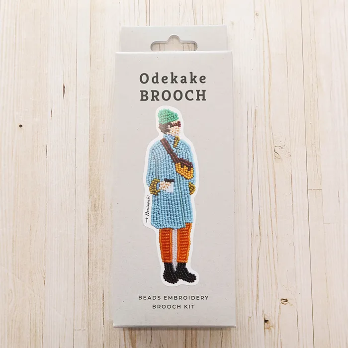 ビーズ刺繍キット　おでかけブローチ　≪蚤の市≫
