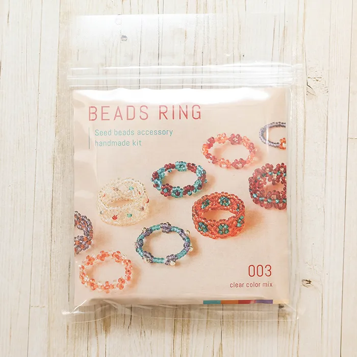 BEADS RINGキット　 クリアカラーミックス