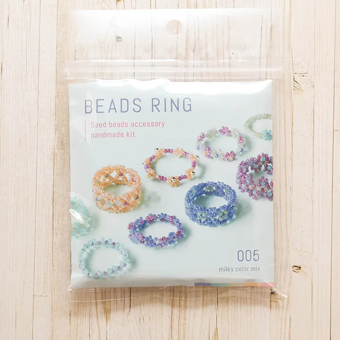 BEADS RINGキット　 ミルキーカラーミックス