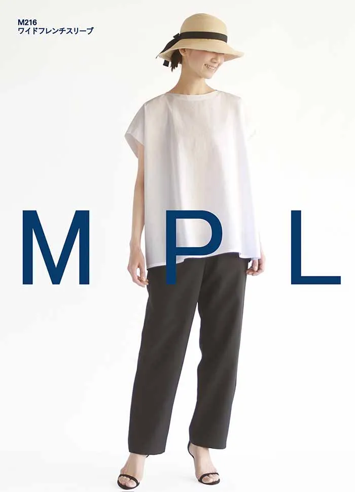 パターン　型紙　ワイドフレンチスリーブ