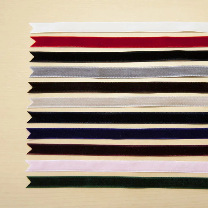 両面ベルベットリボン　12ｍｍ