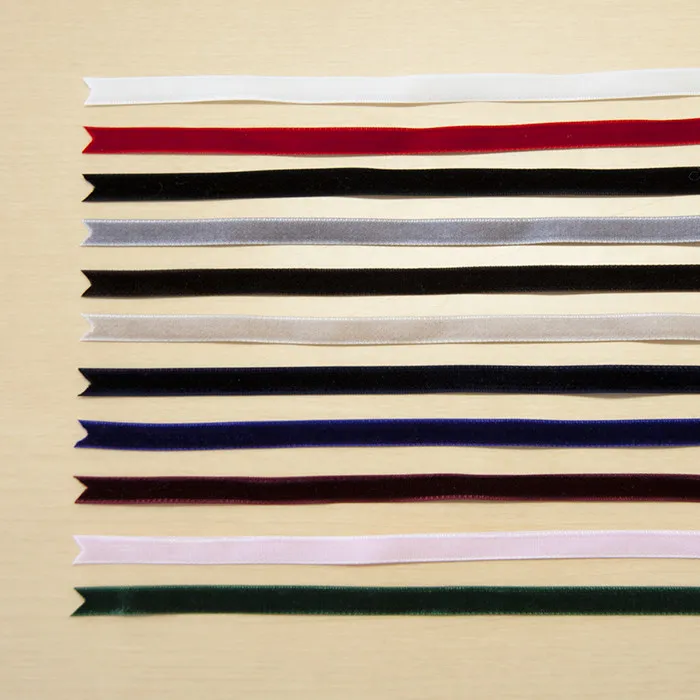 両面ベルベットリボン　9ｍｍ