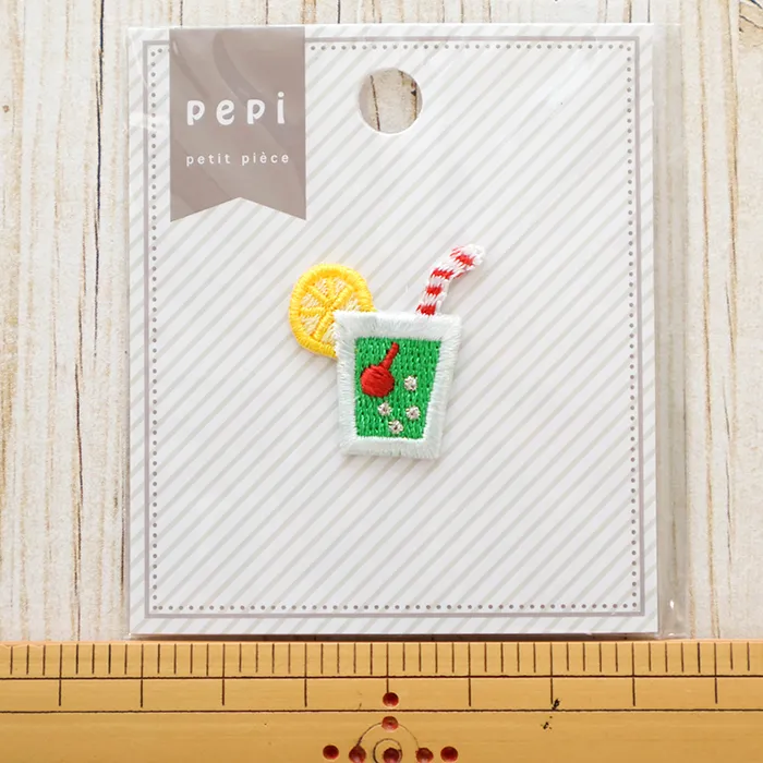 アイロン接着ワッペン　Pepi　メロンソーダ