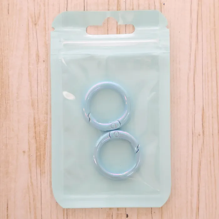 オーロラ　カラビナ　小　2個入　ブルー