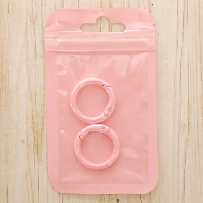 オーロラ　カラビナ　小　2個入　ピンク