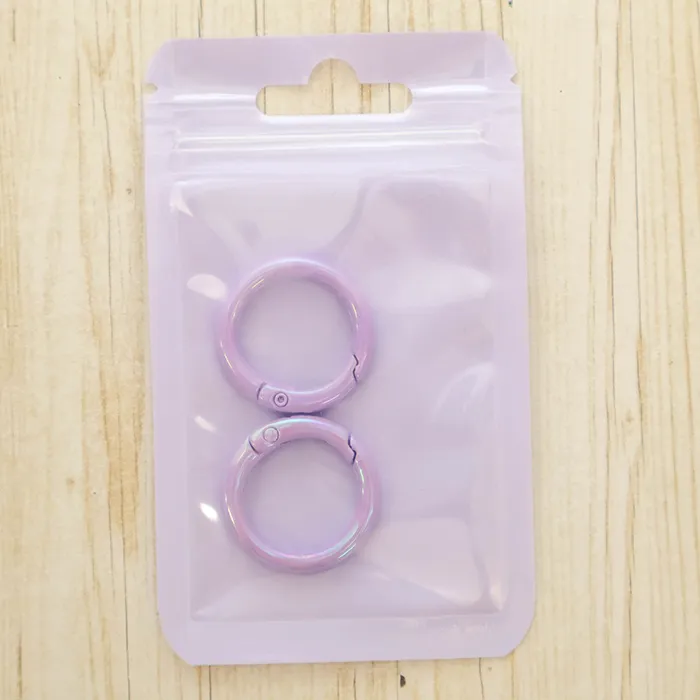 オーロラ　カラビナ　小　2個入　パープル