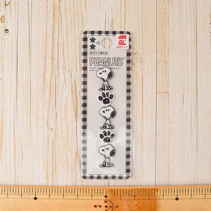 2Way接着ミニシールワッペン　スヌーピー