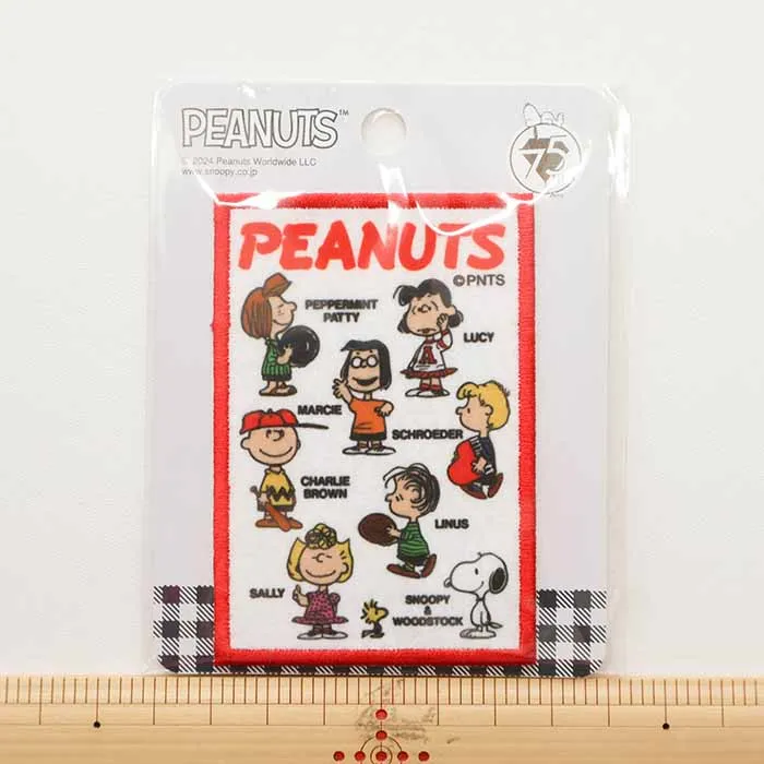 アイロン接着ワッペン　75th PEANUTS