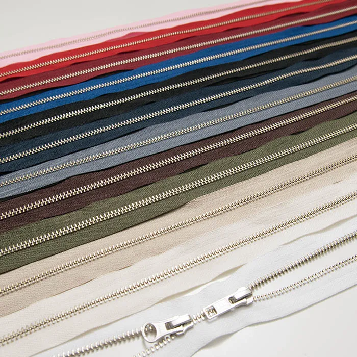 金属ファスナーオープン　上下開き　80cm