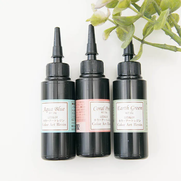 LED＆UVカラーアートレジン　スモーキーパステル