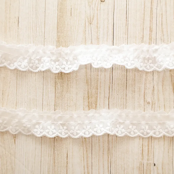 綿フリル　約17ｍｍ幅