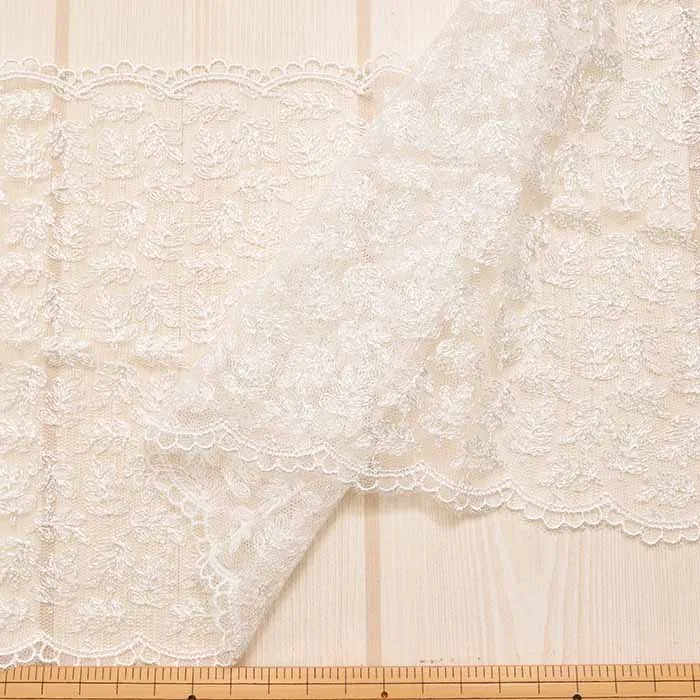 広幅チュールレース　180mm