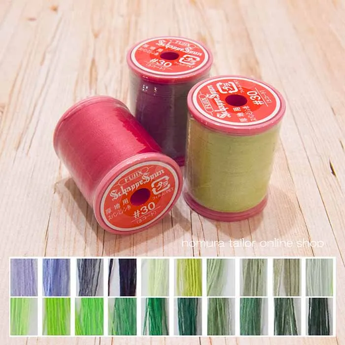 シャッペスパンミシン糸　30番手100ｍ巻き　厚地用≪パープル・ライム≫