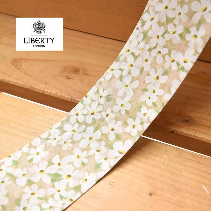 LIBERTYバイアステープ　両折れ　45mm幅　Petal wish