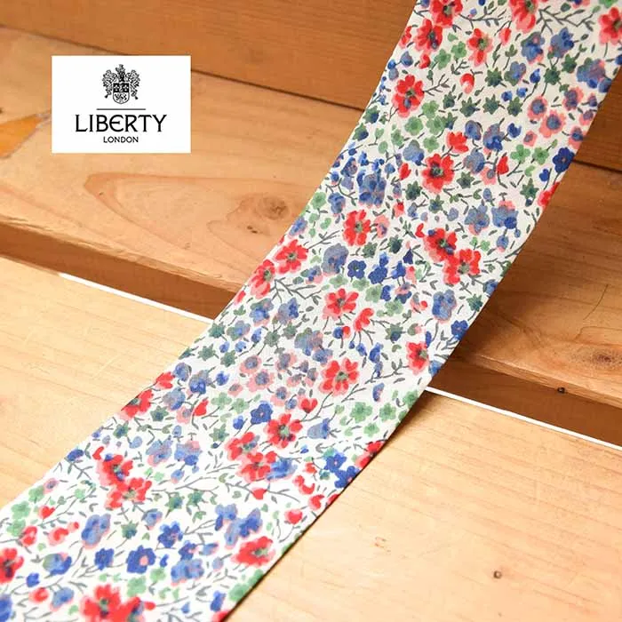 LIBERTYバイアステープ　両折れ　45mm幅　Phoebe