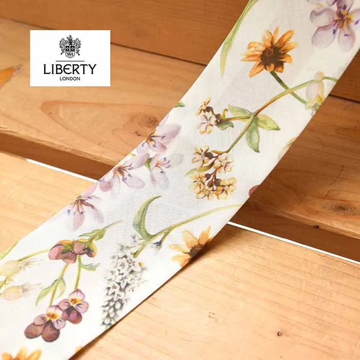 LIBERTYバイアステープ　両折れ　45mm幅　Primavera