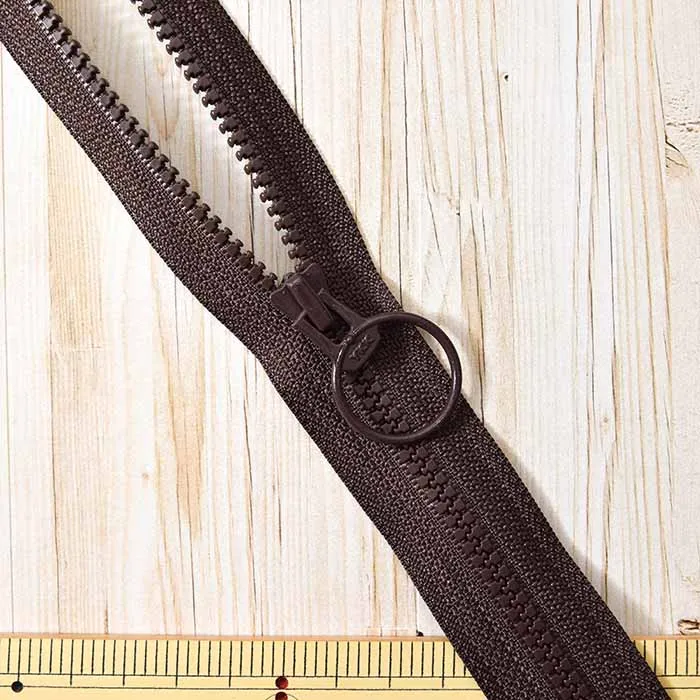 ビスロンファスナー80cm　リング付き　オープン