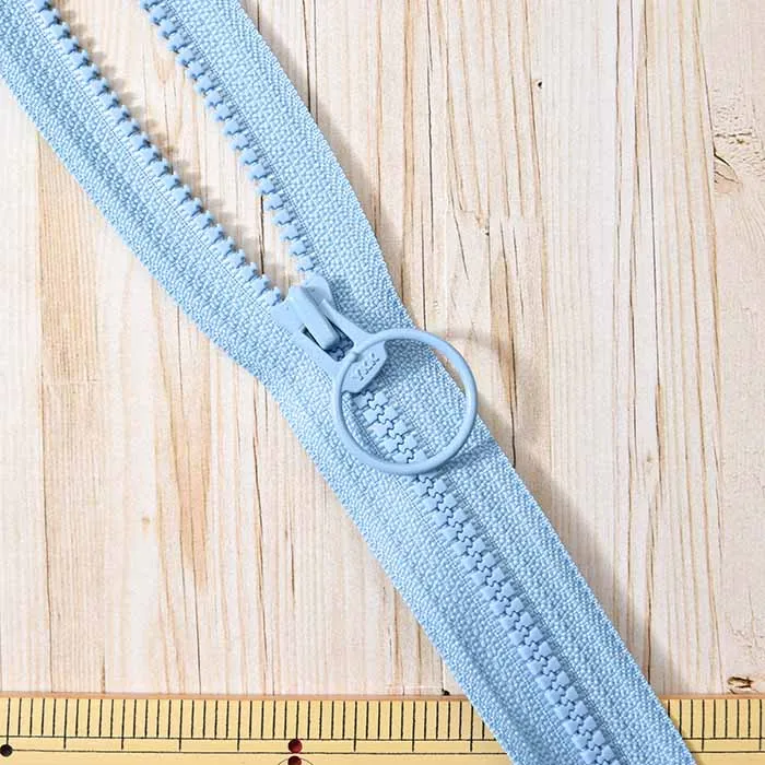 ビスロンファスナー80cm　リング付き　オープン