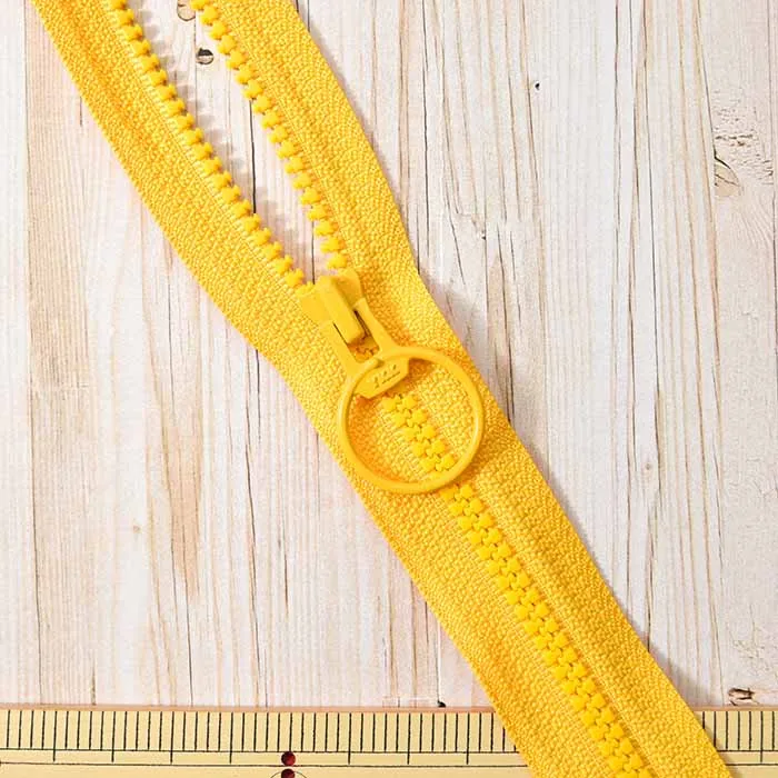 ビスロンファスナー80cm　リング付き　オープン