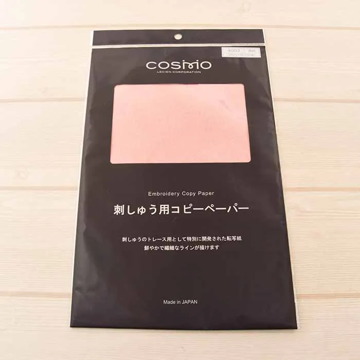 刺しゅう用コピーペーパー（赤）