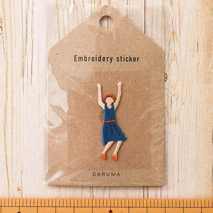 ２Way接着ワッペン　刺繍ステッカー