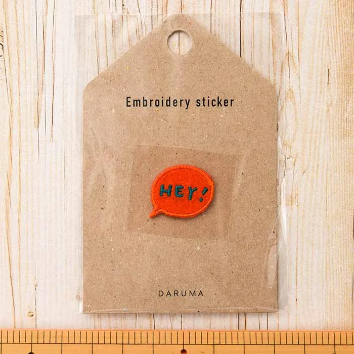 ２Way接着ワッペン　刺繍ステッカー