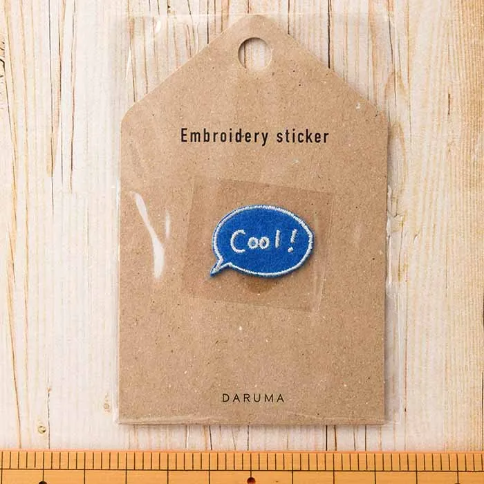 ２Way接着ワッペン　刺繍ステッカー