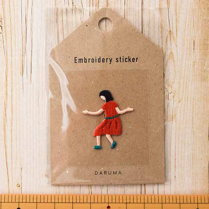 ２Way接着ワッペン　刺繍ステッカー