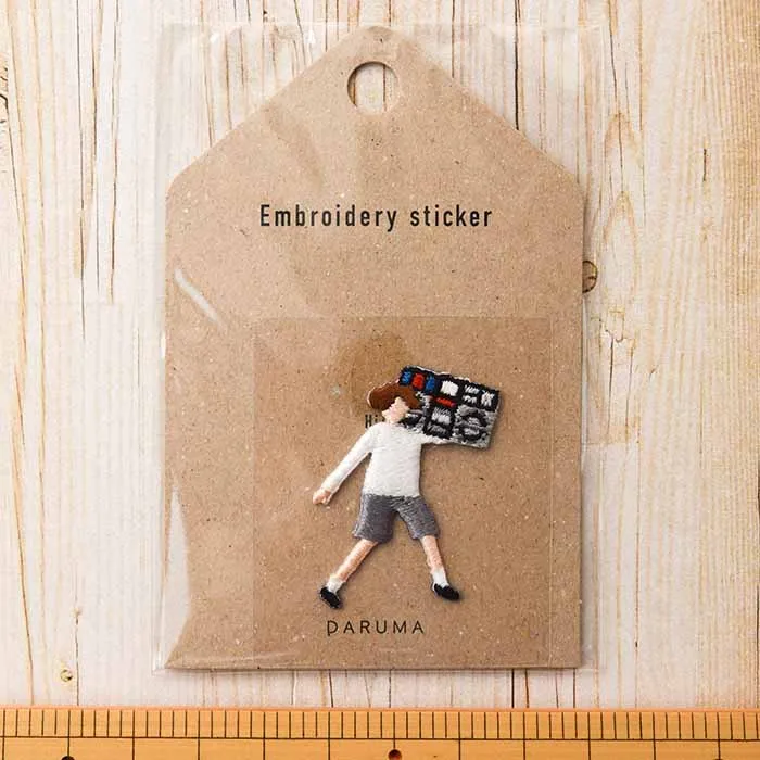 ２Way接着ワッペン　刺繍ステッカー