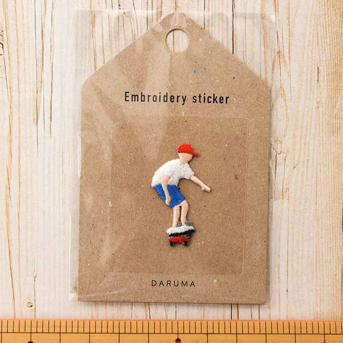 ２Way接着ワッペン　刺繍ステッカー