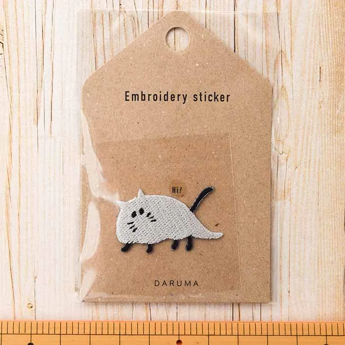 ２Way接着ワッペン　刺繍ステッカー