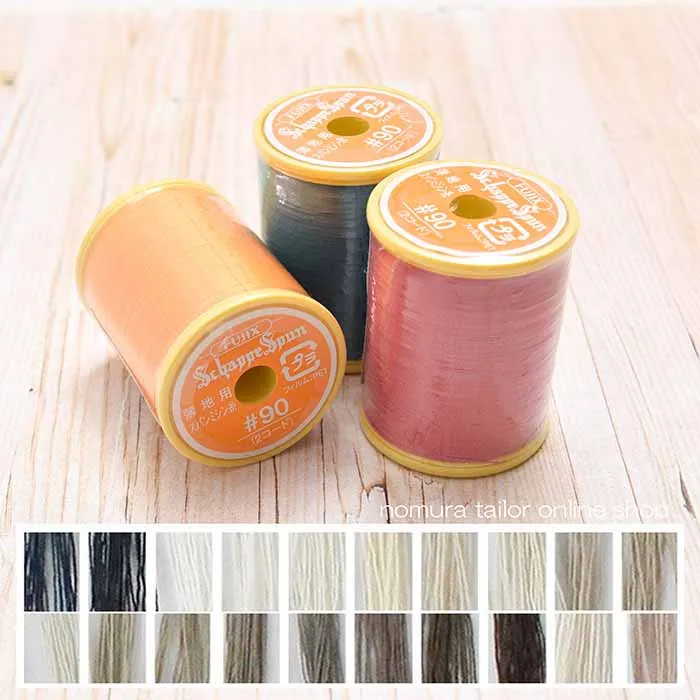 シャッペスパンミシン糸　90番手300ｍ巻き　薄地用≪ライトベージュ系≫
