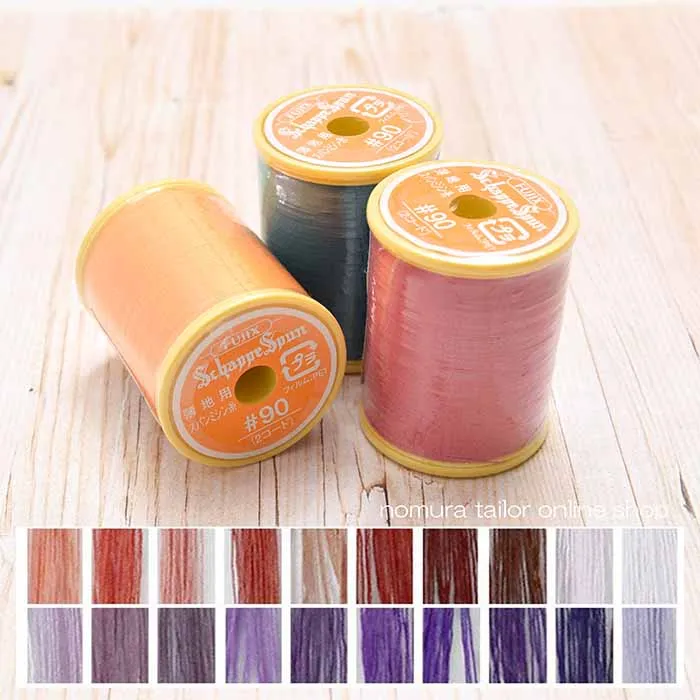 シャッペスパンミシン糸　90番手300ｍ巻き　薄地用≪むらさき≫