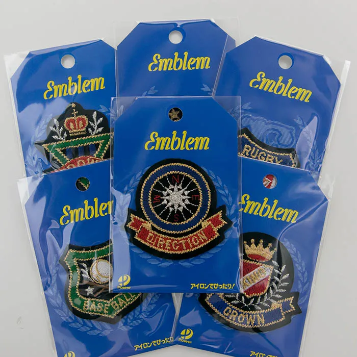 アイロン接着ワッペン　ミニエンブレム