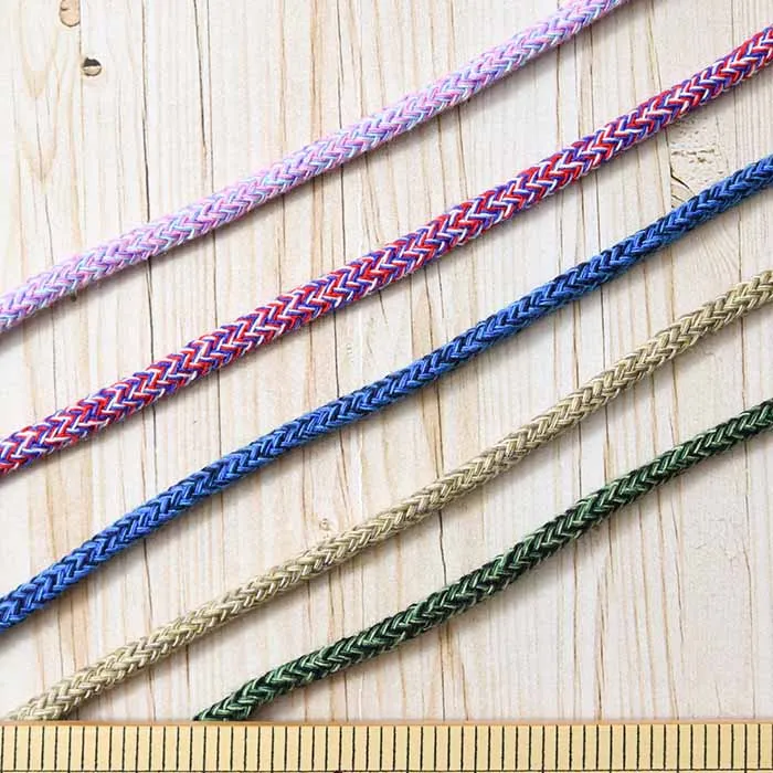 カラー紐　プラスメランジ　約5mm