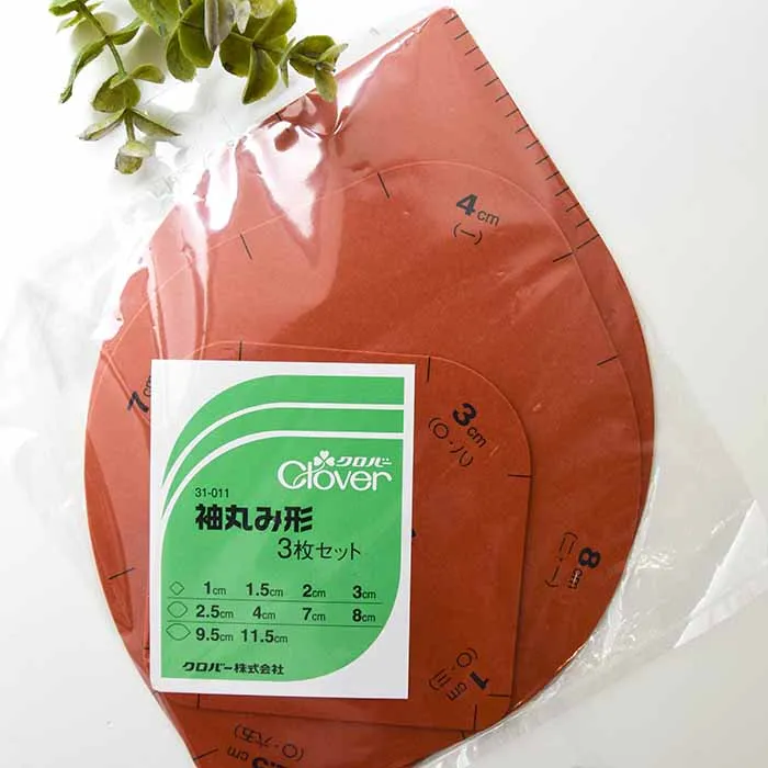 袖丸み形　3枚セット