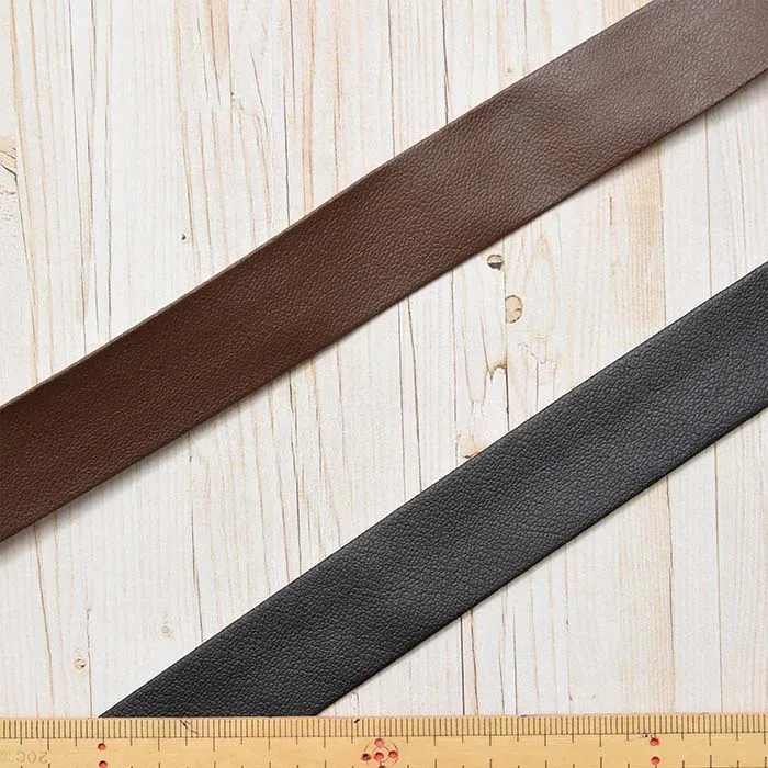 キャプテン　合皮バイアステープ　両折れ　22mm