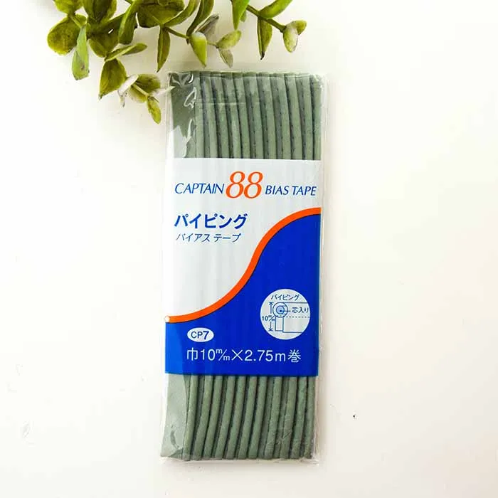 バイアステープ　パイピング