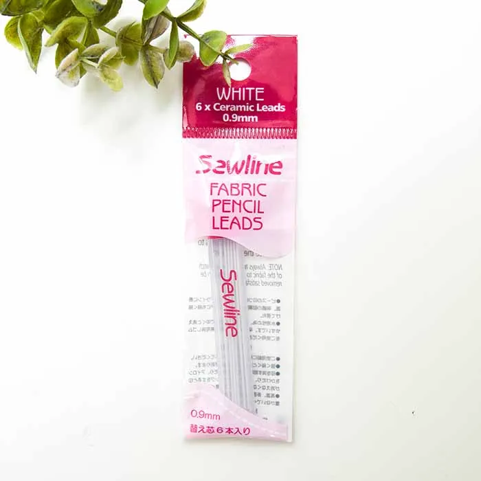 布用シャープペンシル　チャコペンシル　替え芯　ホワイト