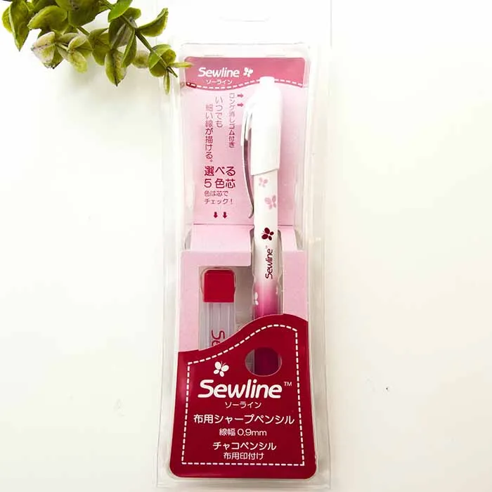 布用シャープペンシル　チャコペンシル　ホワイト