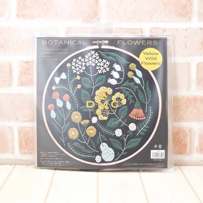 DMCボタニカルフラワーズ　黒　ウールステッチ