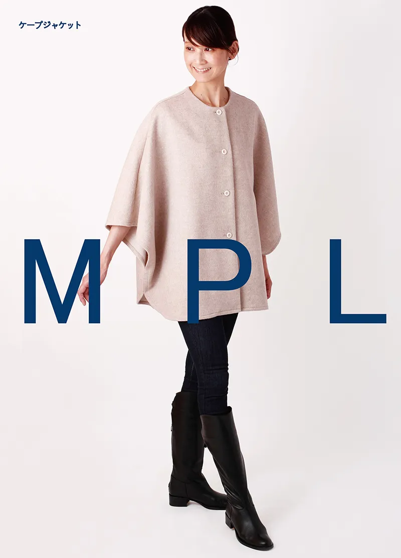 パターン　型紙　ケープジャケット